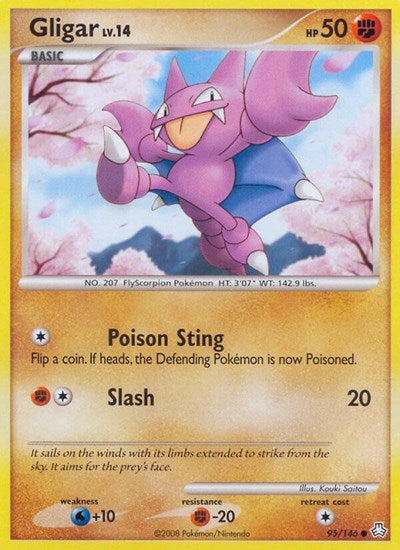 LA: Gligar (95) (Reverse Holofoil)