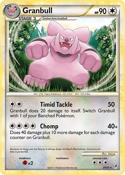 CL: Granbull (Reverse Holofoil)