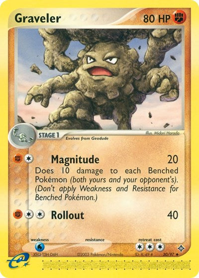 DR: Graveler - 30/97 (Reverse Holofoil)