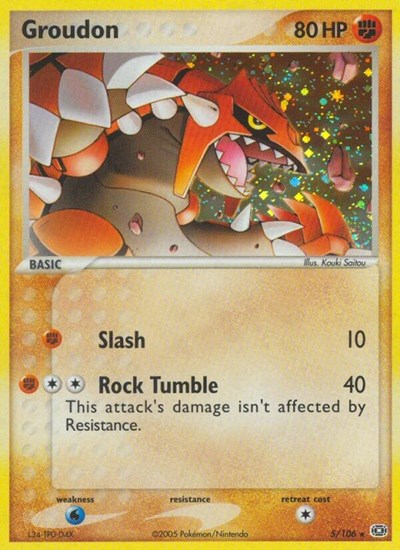 EM: Groudon - 005/106 (Holofoil)