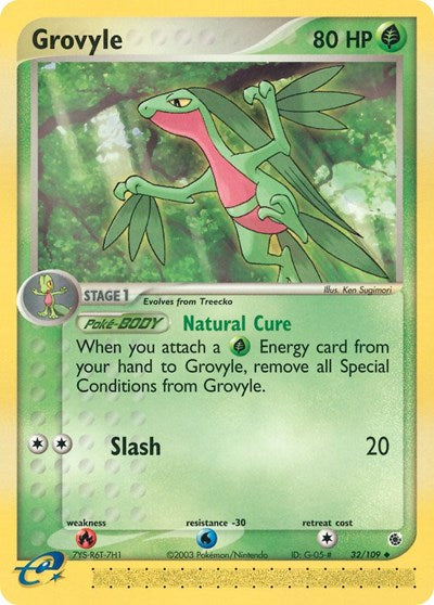 RS: Grovyle - 32/109 (Reverse Holofoil)