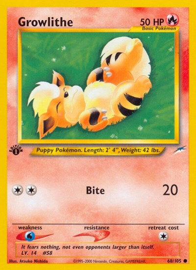 N4: Growlithe (1st Edition)