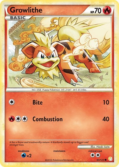 HS: Growlithe (Reverse Holofoil)