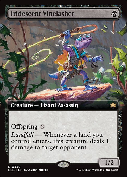 BLB: Iridescent Vinelasher (Extended Art) (Foil)