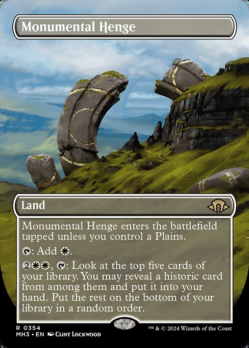 MH3: Monumental Henge (Borderless) (Foil)