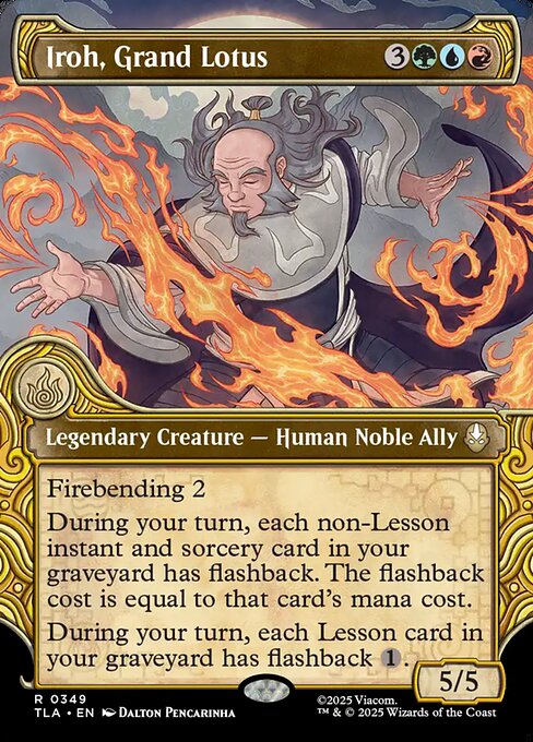 TLA: Iroh, Grand Lotus (Showcase) (Foil)