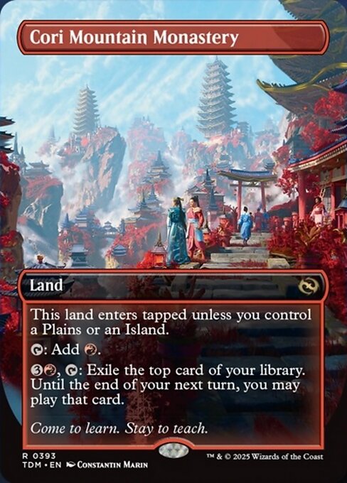 TDM: Cori Mountain Monastery (Borderless) (Foil)