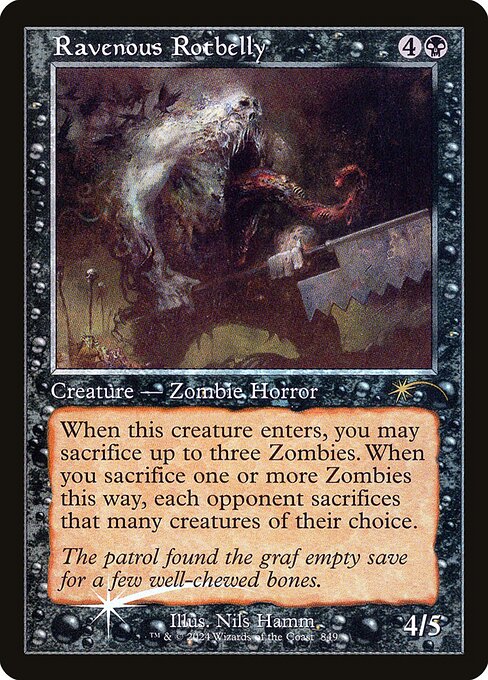 SLD: Ravenous Rotbelly (Retro Frame) (Foil)