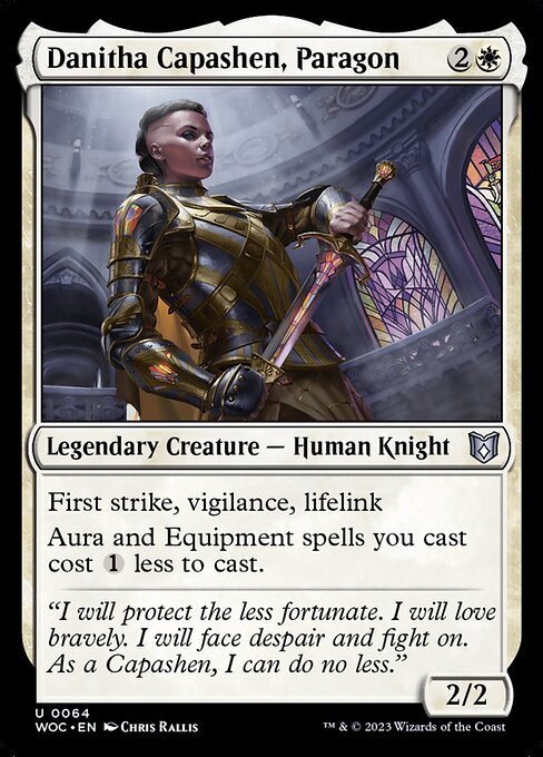 WOC: Danitha Capashen, Paragon
