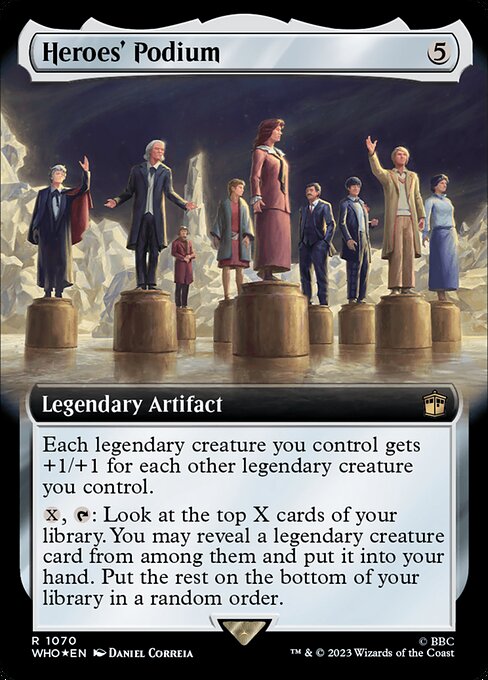 WHO: Heroes' Podium (Extended Art) (Surge Foil)