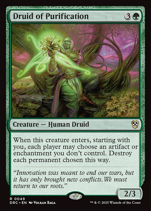 DRC: Druid of Purification