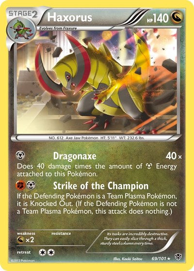 PLB: Haxorus (Reverse Holofoil)