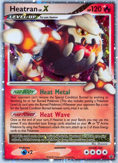 PR: Heatran LV.X - DP31 (Holofoil)
