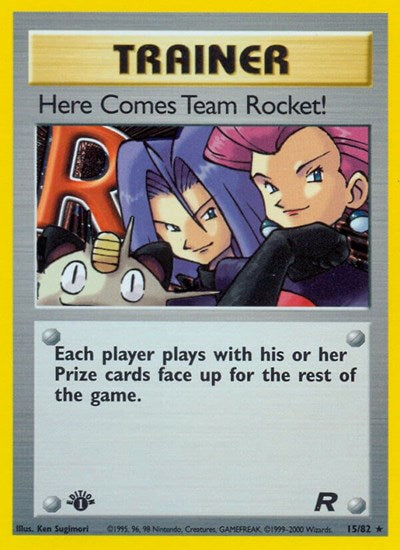 TR: Here Comes Team Rocket! (15) (1st Edition Holofoil)