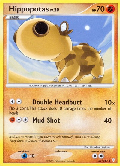 SV: Hippopotas (Reverse Holofoil)