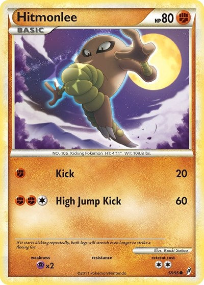 CL: Hitmonlee (Reverse Holofoil)