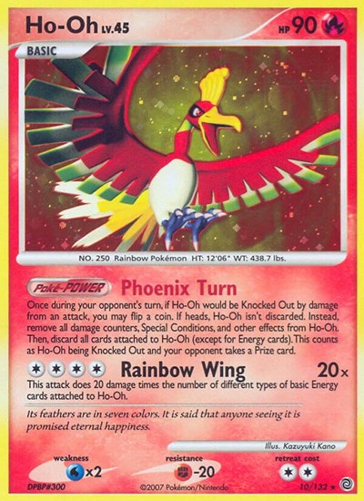 SW: Ho-Oh (Reverse Holofoil)