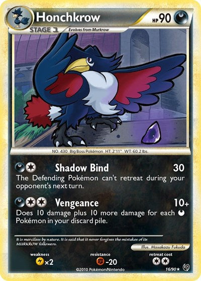 UD: Honchkrow (16) (Reverse Holofoil)