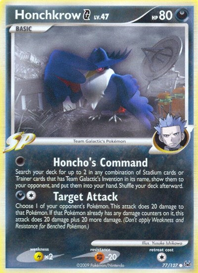 PL: Honchkrow G (Reverse Holofoil)