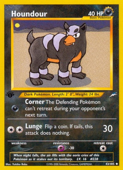 N4: Houndour (1st Edition)