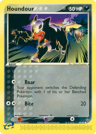 DR: Houndour (Reverse Holofoil)