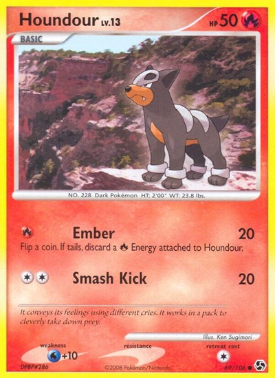 GE: Houndour (Reverse Holofoil)