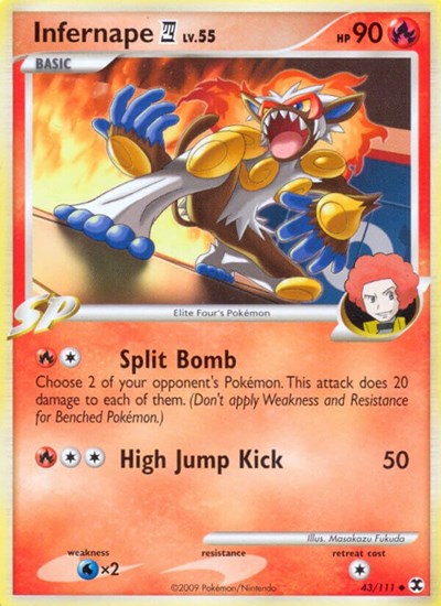 RR: Infernape E4 (Reverse Holofoil)