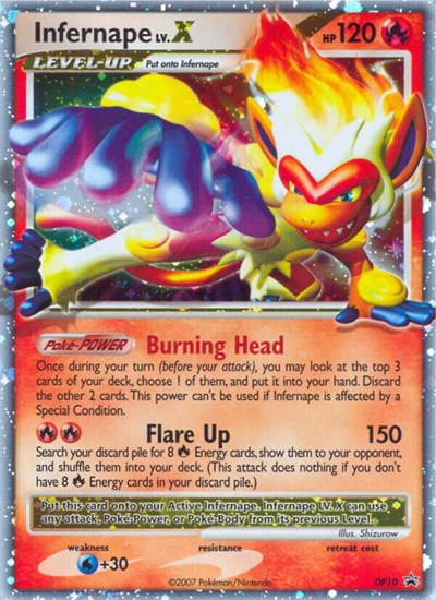 PR: Infernape LV.X - DP10 (Holofoil)