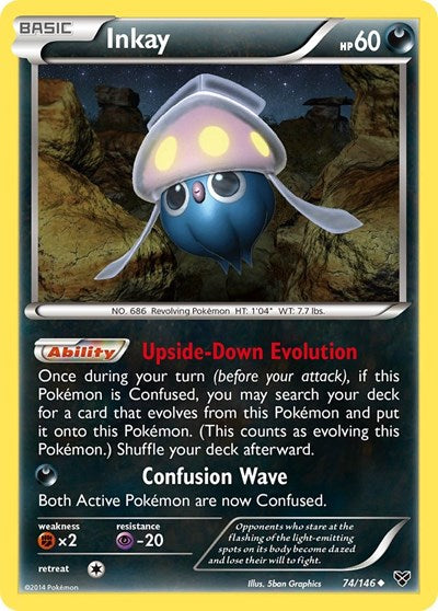XY: Inkay (74) (Reverse Holofoil)
