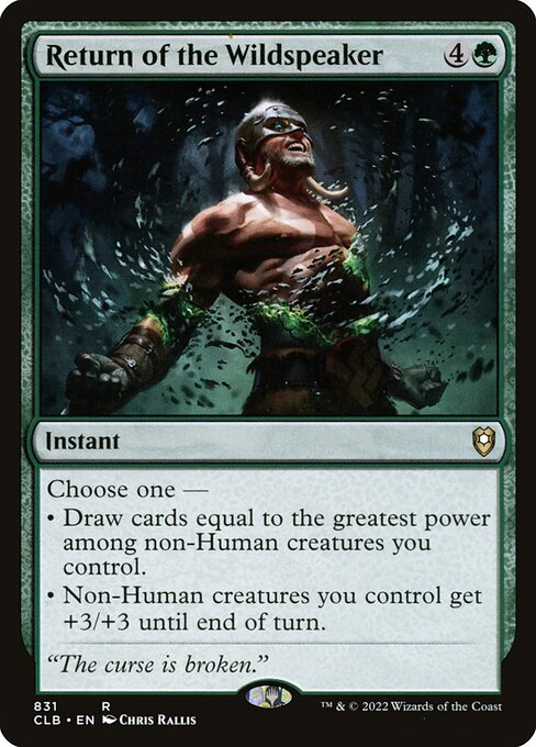 CLB: Return of the Wildspeaker