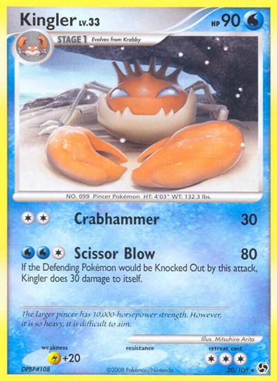 GE: Kingler (Reverse Holofoil)
