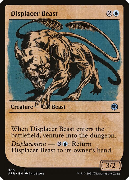 AFR: Displacer Beast (Showcase) (Foil)