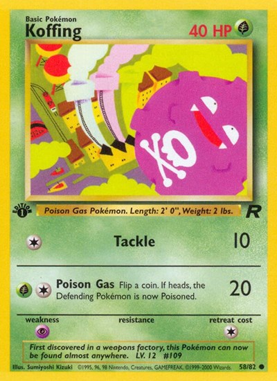 TR: Koffing (1st Edition)