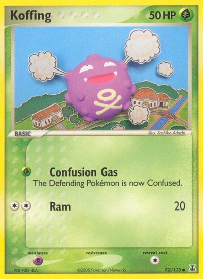 DS: Koffing (Reverse Holofoil)