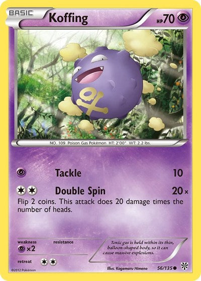 PLS: Koffing (56) (Reverse Holofoil)