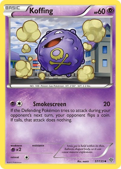 PLS: Koffing (57) (Reverse Holofoil)