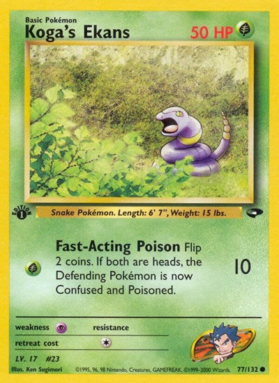 G2: Koga's Ekans (1st Edition)