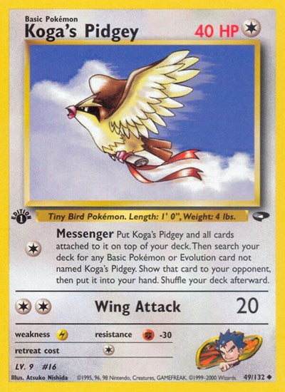G2: Koga's Pidgey (49) (1st Edition)