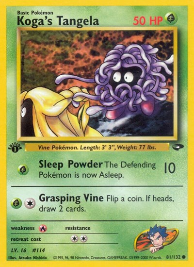G2: Koga's Tangela (1st Edition)