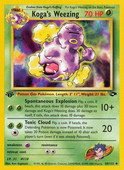 G2: Koga's Weezing (1st Edition)