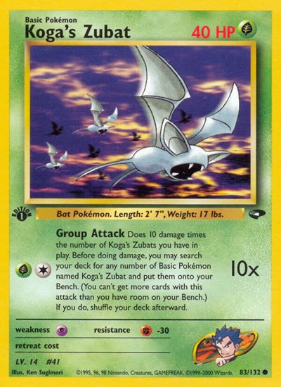 G2: Koga's Zubat (1st Edition)