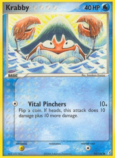 CG: Krabby (Reverse Holofoil)