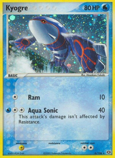 EM: Kyogre - 006/106 (Holofoil)
