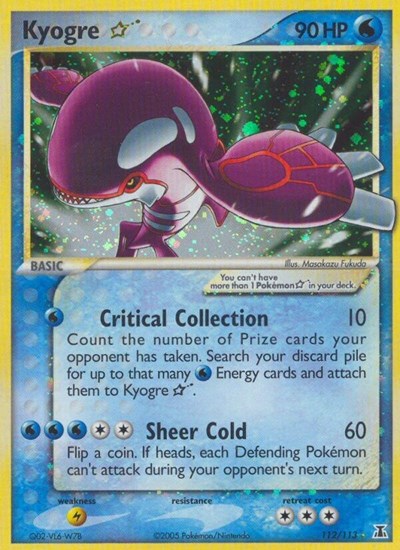 DS: Kyogre Star (Holofoil)