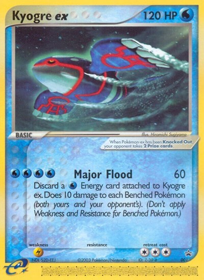 PR: Kyogre ex - 001 (Nintendo Power Magazine) (Holofoil)