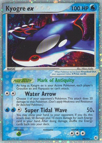 HL: Kyogre ex (Holofoil)