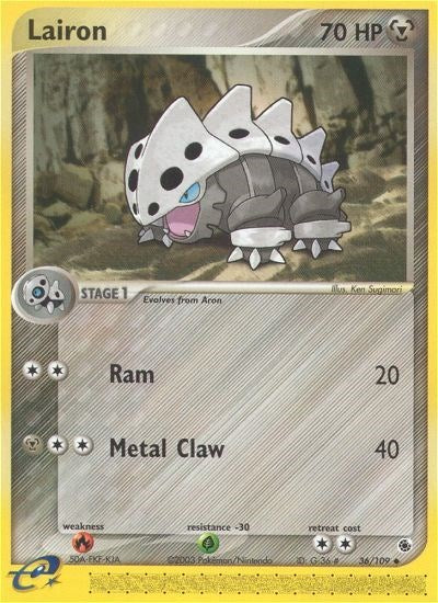 RS: Lairon - 36/109 (Reverse Holofoil)