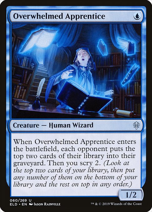 ELD: Overwhelmed Apprentice (Foil)