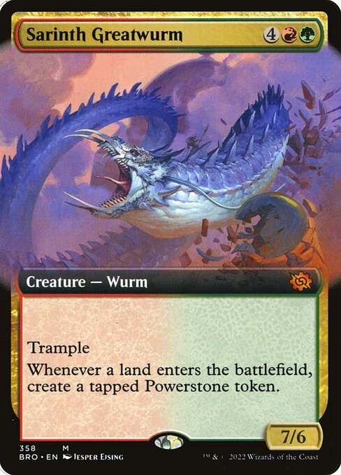 BRO: Sarinth Greatwurm (Extended Art)