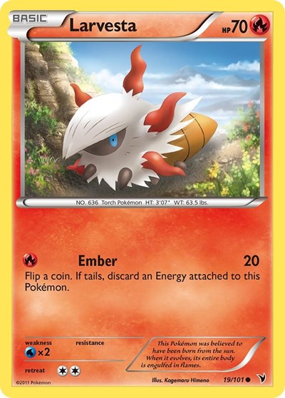 NVI: Larvesta (19) (Reverse Holofoil)